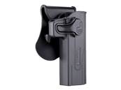 Amomax Holster polymère rotatif Hi-Capa Noir rétention active