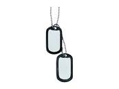 Dog Tag Plaques d'identit US Vierges Inox