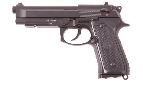 KJ M9A1 avec rail Noir Full Métal GAZ Blowback 0.8J