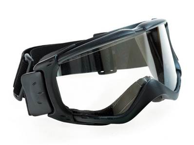 Masque de protection atelier Tactical Noir bord en mousse EN166