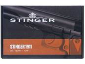 Stinger 1911 Co2 Metal Culasse Fixe Noir 4.5mm bb (.177) 1.5J