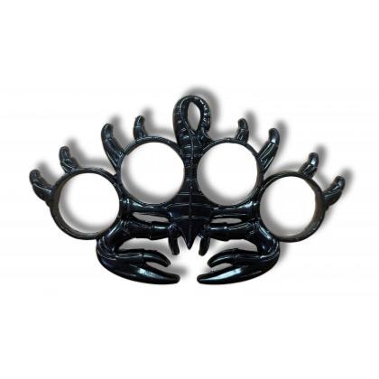 Poing américain Scorpion Noir