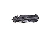 Couteau Crâne boîte métal lame 9cm - clip ceinture 