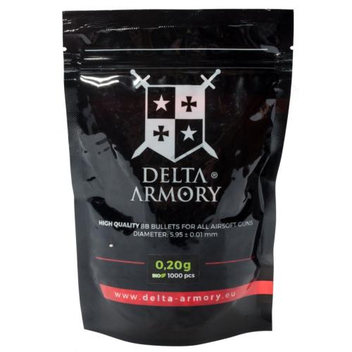 Delta Armory Billes BIO 0.20g en sachet 1000bbs