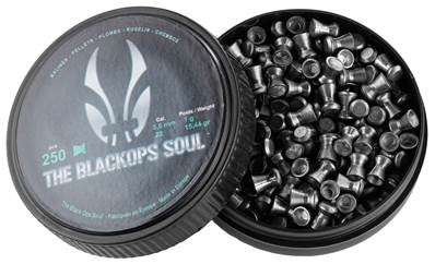 BLACKOPS Plombs plats 5.5mm(.177) (x250)