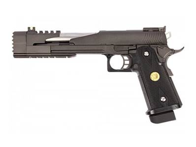 WE Hi-Capa 7.0 Black Dragon B Noir GAZ Blowback 0.9J