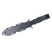 Couteau Factice Airsoft M9 Baïonnette avec étui MP Noir 