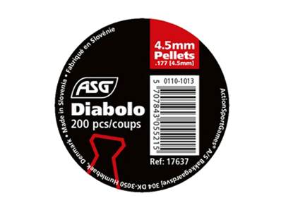 ASG Plombs diabolo 4.5mm (x 200)