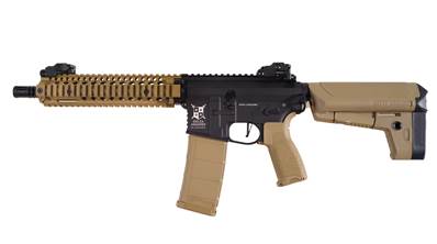 Delta Armory M4 MK18 Full Metal Noir/Tan Alpha AEG 1.2J Pack complet