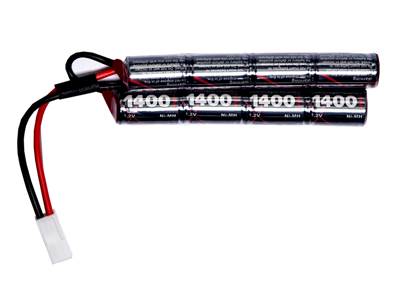 ASG Batterie NiMH 9.6V 1400 mAh mini 8 élements,2 parties cqb