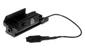 Delta Tactics Laser Rouge 21mm avec rail 21mm avec contacteur déporté