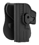BO Holster polymère G17 Noir rétention active Gaucher
