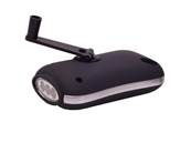 Lampe dynamo LED Noir