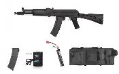 S&T AK105 AEG 6mm Full Metal Pack Complet+Housse+Chargeur Supp.