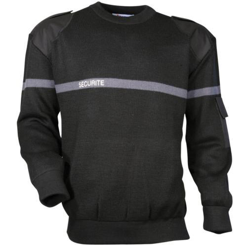City Guard Pull Sécurité noir S