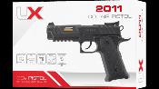 UX Pistolet 2011 Co2 12g 4.5mm bb Culasse Metal 3J