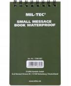 Miltec Petit Carnet de Notes étanche 48 feuilles 75x130mm