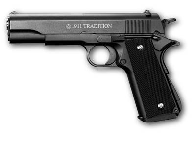 Plan Beta Pistolet Heavy Metal 1911 Classic Noir SPRING 0.5J