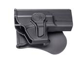 Amomax Holster polymère rotatif G19 Noir rétention active