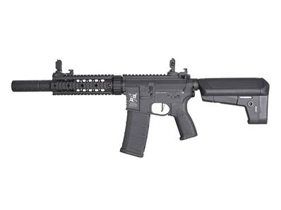 Delta Armory M4 SilentOps 7 Noir Bravo AEG 1.2J Pack complet