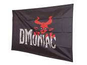 DMoniac Drapeau DMoniac Tactical 144x96cm Fond Noir
