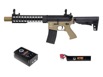 Saigo M4 Kenji Long Tan AEG 1J Pack Complet 11.1V