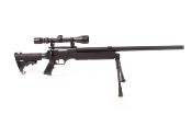Well MB06D Fusil à ressort Sniper avec lunette et Bipied Noir 1.9J