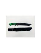 Machette Zombie Killer manche vert 55cm