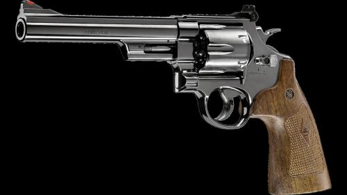 Smith & Wesson M29 Revolver 6mm Co2 6.5" Full Metal Bleui 1.5J