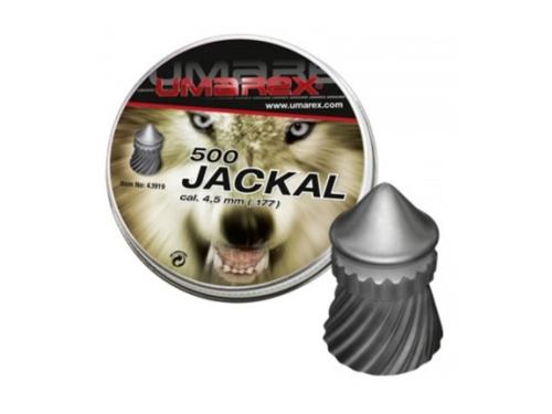 Umarex Plombs pointus spirales 0.53g Jackal 4.5mm Pellet (x500)