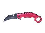 Couteau pliant Rose lame 8cm - clip ceinture