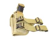 DMoniac Holster de cuisse Droitier Coyote