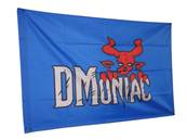 DMoniac Drapeau DMoniac Tactical 144x96cm Fond Bleu