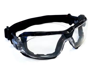 lunette-Masque de protection avec bord mousse et élastique EN166 
