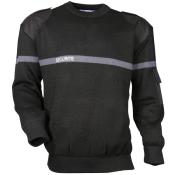 City Guard Pull Sécurité noir S