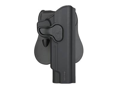 Amomax Holster polymère rotatif 1911 Noir rétention active