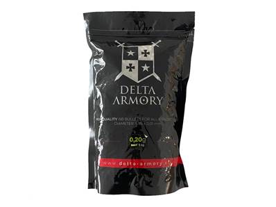 Delta Armory Billes BIO 0.20g (x5000) en sachet (1kg)