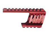 Dan Wesson 715 Rail de montage custom Rouge