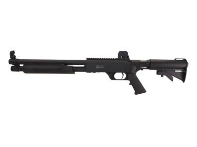 Fusil à pompe de défense 14 pouces Noir Cal. 68 CO2 88g 16J