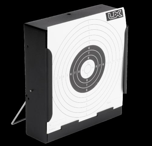 UX Porte cible métal plat Noir 14x14cm