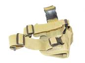 DMoniac Holster de cuisse Gaucher Coyote