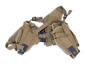 DMoniac Holster horizontal double TAN porte-chargeur