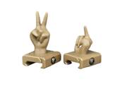 Guerilla Tactical Organes de visée RIS (x4) Funny Fingers Tan