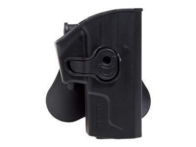 Amomax Holster polymère rotatif SP2022 Noir rétention active