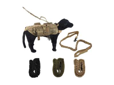 DMoniac Veste tactique Tactical Dog Training Taille XL Coyote