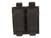 Porte chargeurs Double pour pistolet Noir (fixation Molle)