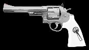 Smith & Wesson 629 Classic 4.5mm BB Co2 6.5" TM Full Metal Chrome <3J