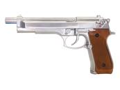 WE M92L Long Mate Chrome GAZ Blowback 0.9J