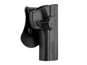 Amomax Holster polymère rotatif CZ75 SP-01 Noir rétention active