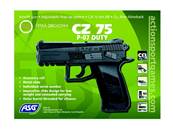 CZ 75 P-07 Duty Noir Full Métal CO2 Blowback 1.4J